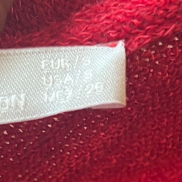 Zara Red Midi asymmetrical Dress size S - Picture 13 of 13